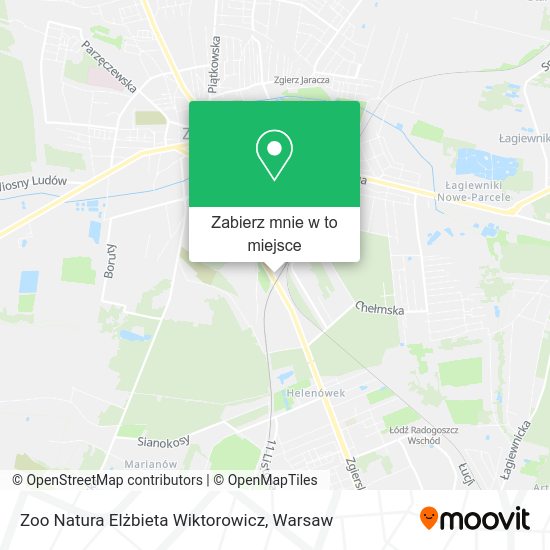 Mapa Zoo Natura Elżbieta Wiktorowicz