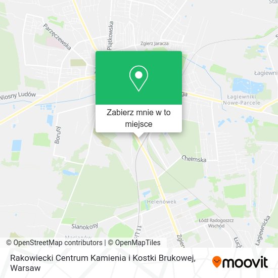 Mapa Rakowiecki Centrum Kamienia i Kostki Brukowej