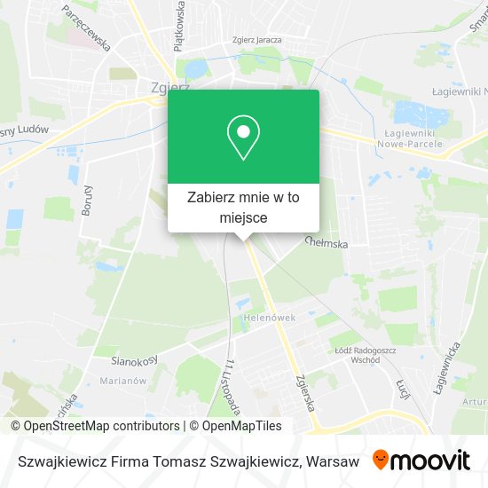 Mapa Szwajkiewicz Firma Tomasz Szwajkiewicz