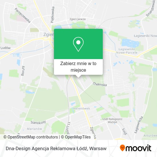 Mapa Dna-Design Agencja Reklamowa Łódź