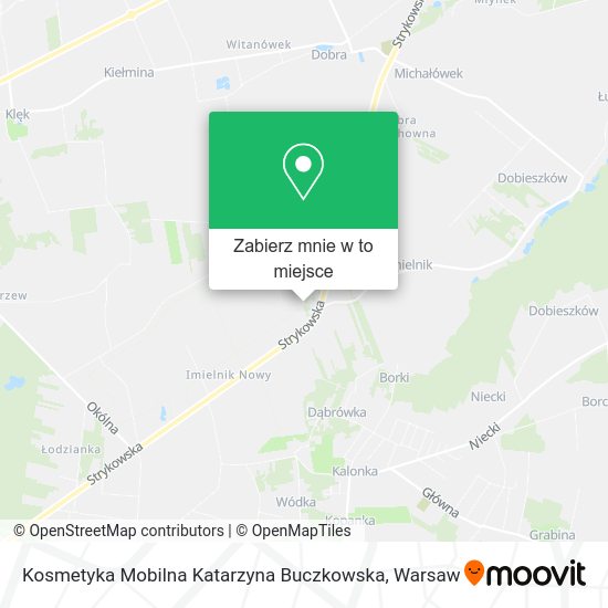 Mapa Kosmetyka Mobilna Katarzyna Buczkowska