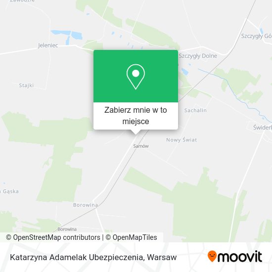 Mapa Katarzyna Adamelak Ubezpieczenia