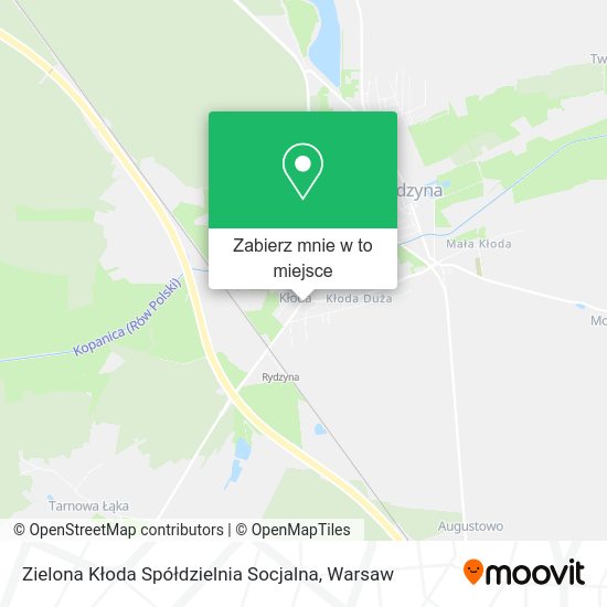 Mapa Zielona Kłoda Spółdzielnia Socjalna