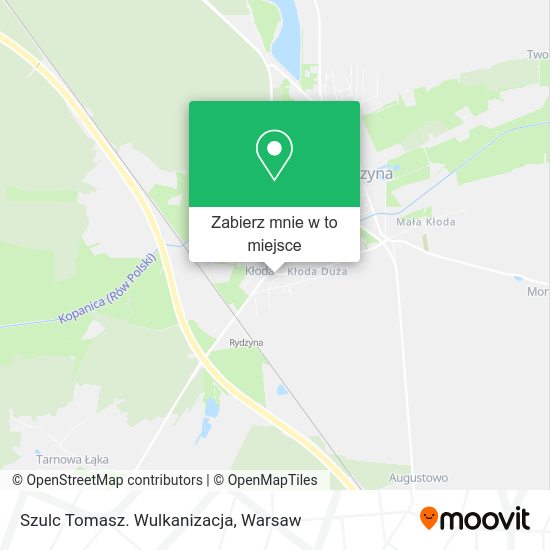 Mapa Szulc Tomasz. Wulkanizacja