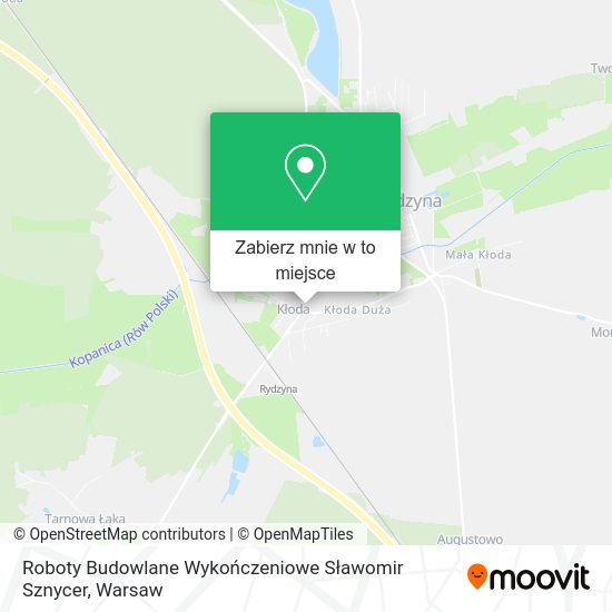 Mapa Roboty Budowlane Wykończeniowe Sławomir Sznycer