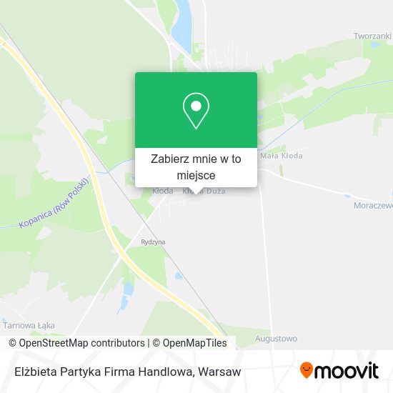 Mapa Elżbieta Partyka Firma Handlowa