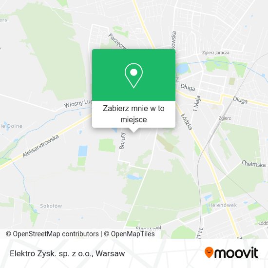 Mapa Elektro Zysk. sp. z o.o.