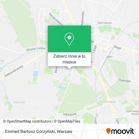 Mapa Einmed Bartosz Górzyński