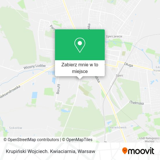 Mapa Krupiński Wojciech. Kwiaciarnia