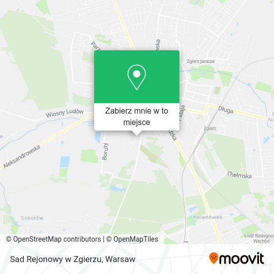 Mapa Sad Rejonowy w Zgierzu