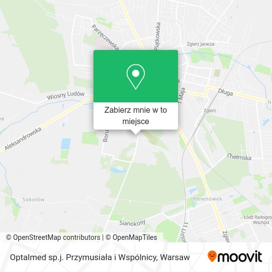 Mapa Optalmed sp.j. Przymusiała i Wspólnicy