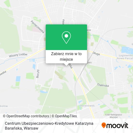 Mapa Centrum Ubezpieczeniowo-Kredytowe Katarzyna Barańska