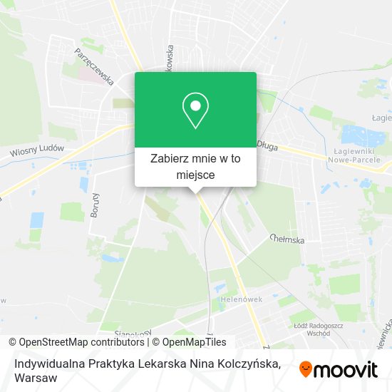 Mapa Indywidualna Praktyka Lekarska Nina Kolczyńska