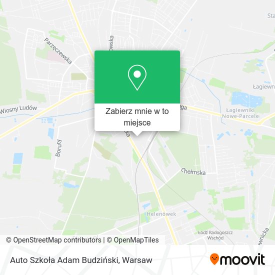 Mapa Auto Szkoła Adam Budziński