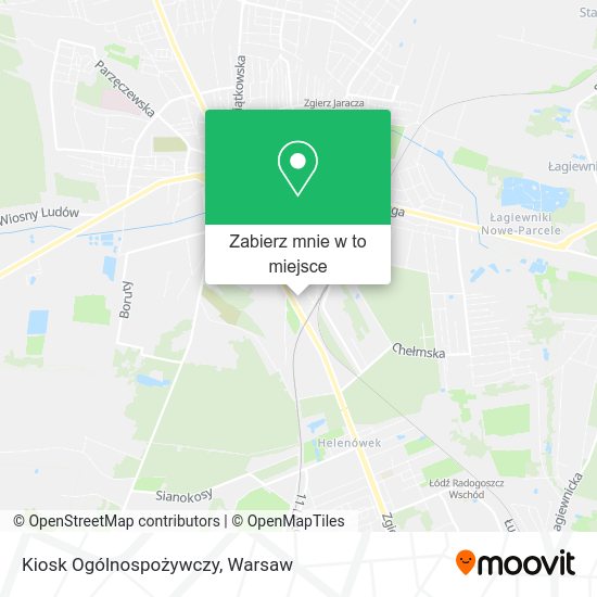 Mapa Kiosk Ogólnospożywczy