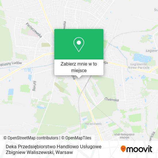 Mapa Deka Przedsiębiorstwo Handlowo Usługowe Zbigniew Waliszewski