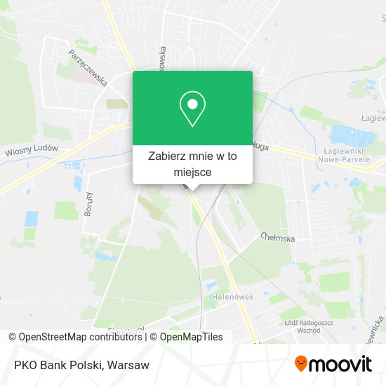 Mapa PKO Bank Polski