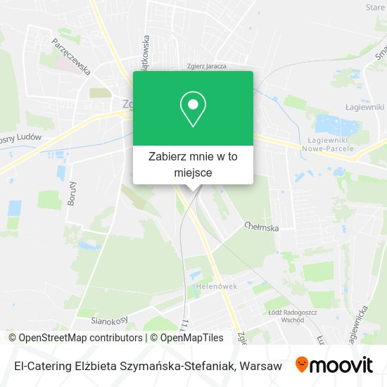 Mapa El-Catering Elżbieta Szymańska-Stefaniak