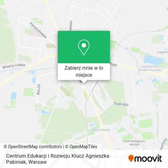 Mapa Centrum Edukacji i Rozwoju Klucz Agnieszka Pabiniak