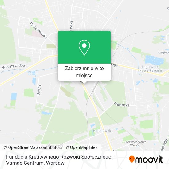 Mapa Fundacja Kreatywnego Rozwoju Społecznego - Vamac Centrum