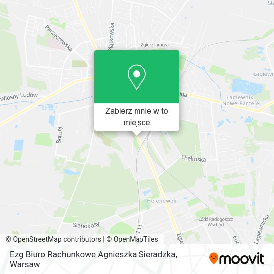 Mapa Ezg Biuro Rachunkowe Agnieszka Sieradzka