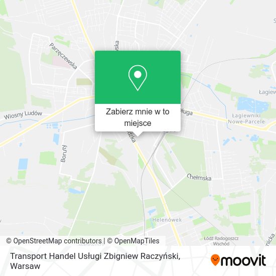 Mapa Transport Handel Usługi Zbigniew Raczyński