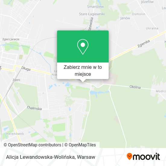 Mapa Alicja Lewandowska-Wolińska