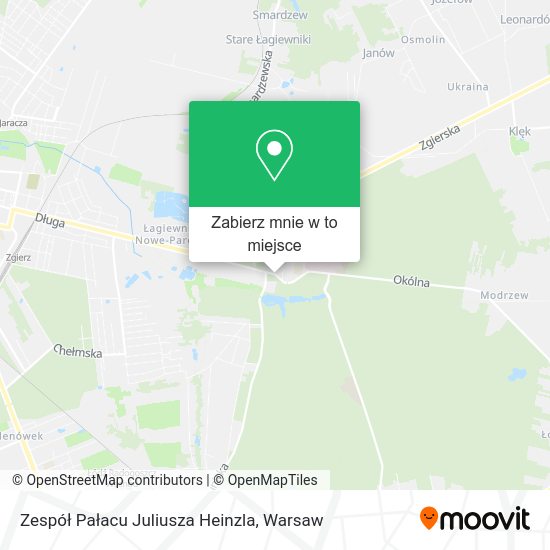 Mapa Zespół Pałacu Juliusza Heinzla