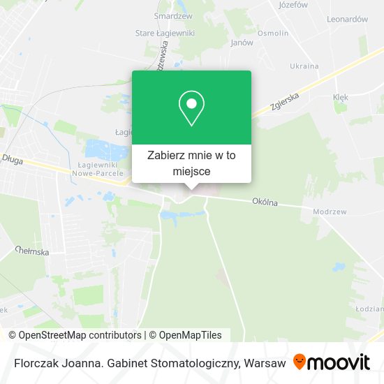 Mapa Florczak Joanna. Gabinet Stomatologiczny