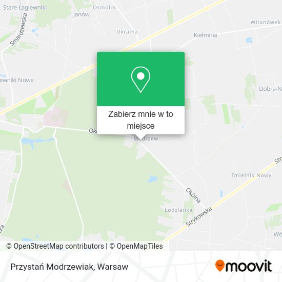 Mapa Przystań Modrzewiak