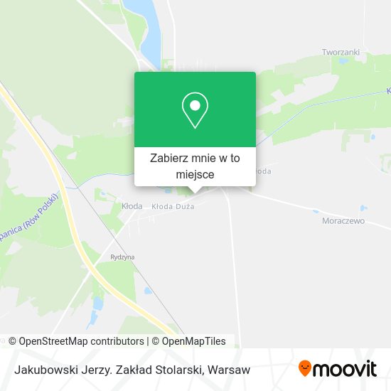 Mapa Jakubowski Jerzy. Zakład Stolarski