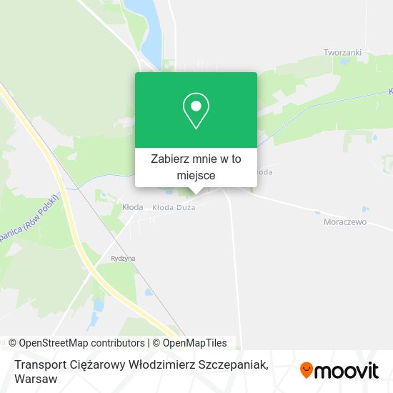 Mapa Transport Ciężarowy Włodzimierz Szczepaniak