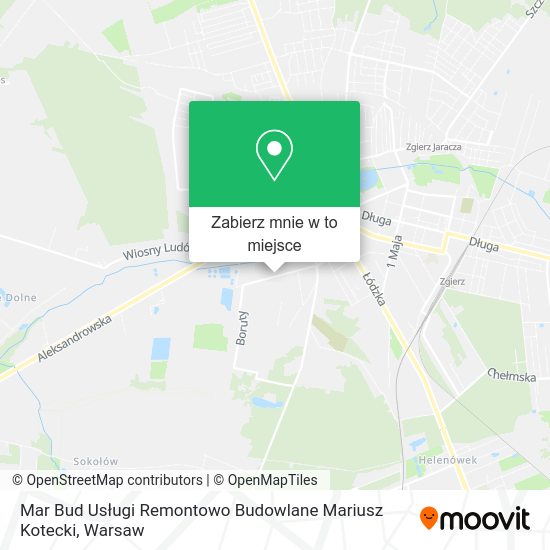 Mapa Mar Bud Usługi Remontowo Budowlane Mariusz Kotecki