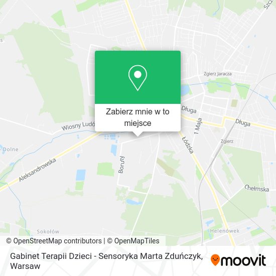 Mapa Gabinet Terapii Dzieci - Sensoryka Marta Zduńczyk