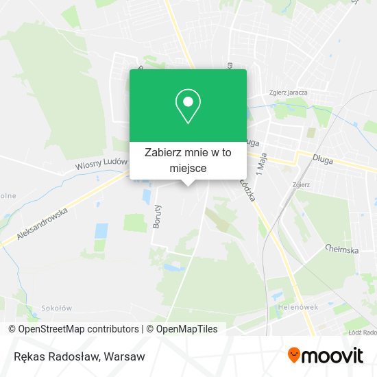 Mapa Rękas Radosław