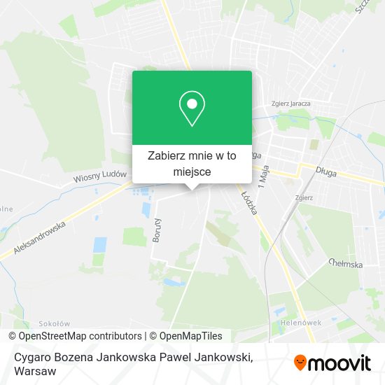 Mapa Cygaro Bozena Jankowska Pawel Jankowski