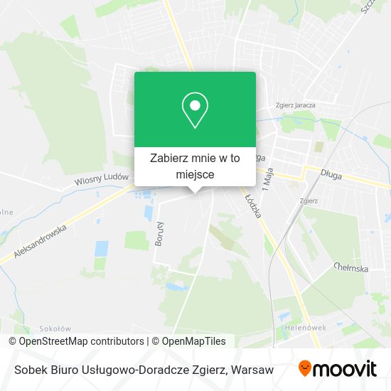 Mapa Sobek Biuro Usługowo-Doradcze Zgierz