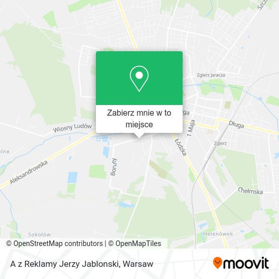 Mapa A z Reklamy Jerzy Jablonski