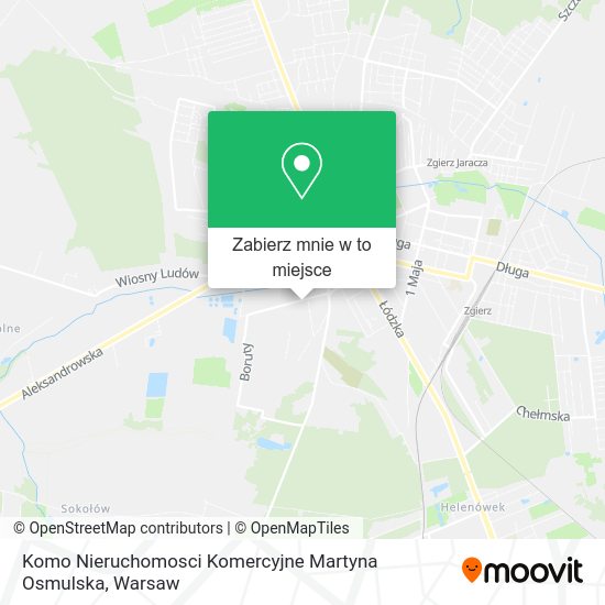 Mapa Komo Nieruchomosci Komercyjne Martyna Osmulska