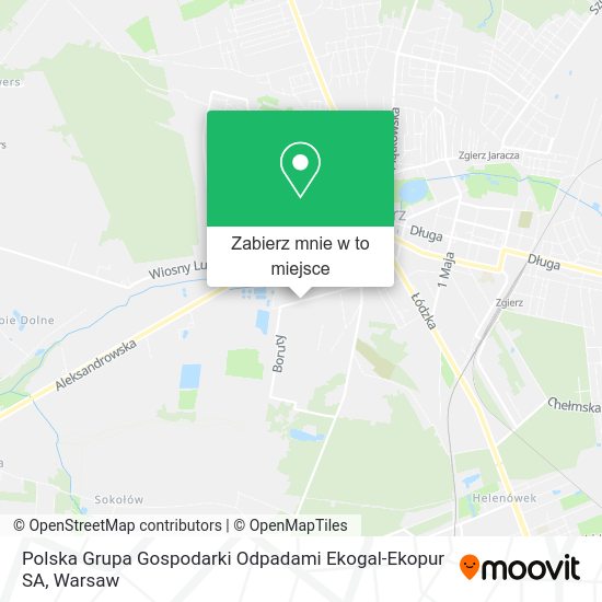 Mapa Polska Grupa Gospodarki Odpadami Ekogal-Ekopur SA