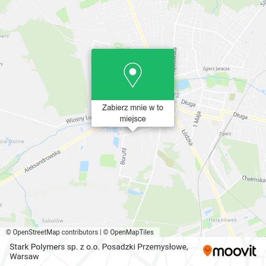 Mapa Stark Polymers sp. z o.o. Posadzki Przemysłowe