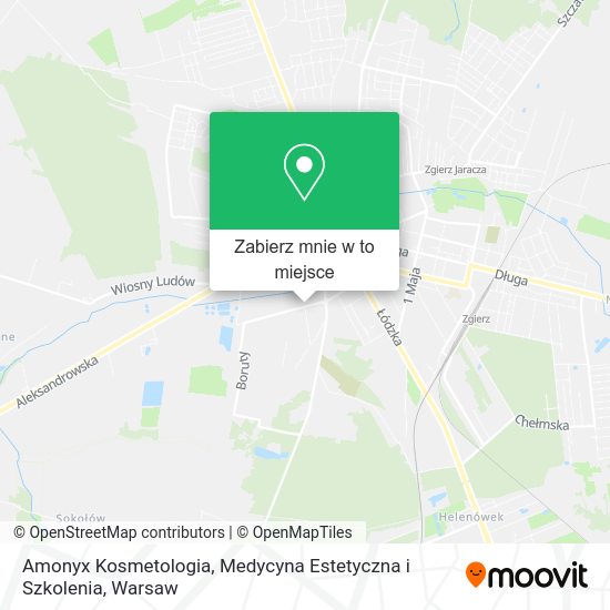 Mapa Amonyx Kosmetologia, Medycyna Estetyczna i Szkolenia