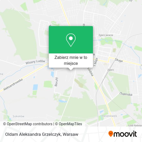 Mapa Oldam Aleksandra Grzelczyk