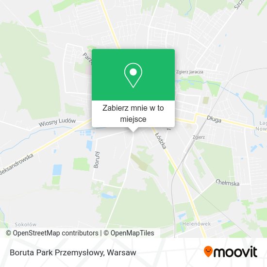 Mapa Boruta Park Przemysłowy