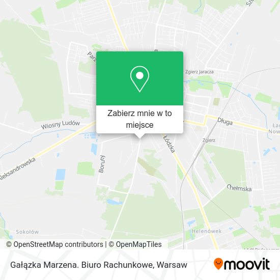 Mapa Gałązka Marzena. Biuro Rachunkowe