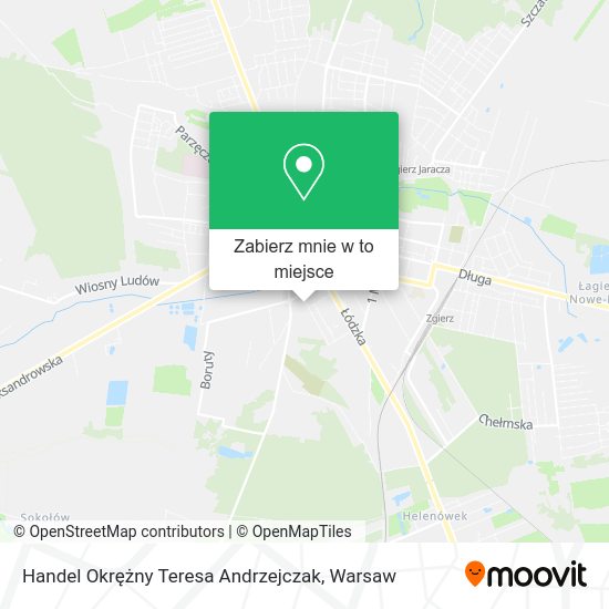 Mapa Handel Okrężny Teresa Andrzejczak