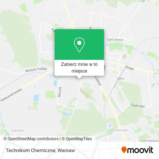 Mapa Technikum Chemiczne