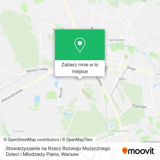 Mapa Stowarzyszenie na Rzecz Rozwoju Muzycznego Dzieci i Młodzieży Piano