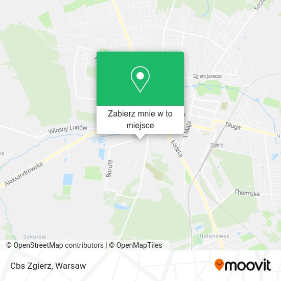 Mapa Cbs Zgierz