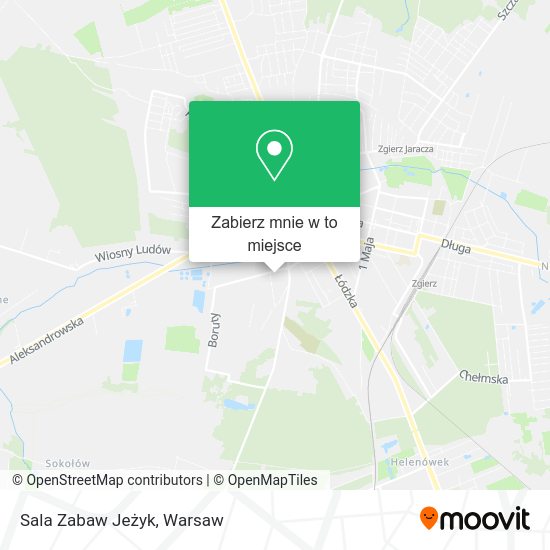 Mapa Sala Zabaw Jeżyk